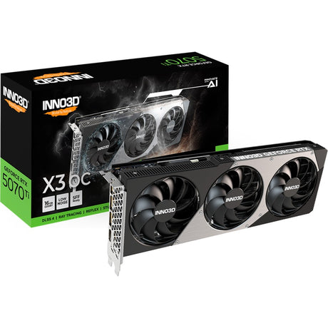 Inno3d n507t3-16d7x-176068n geforce rtx™ 5070 ti x3 oc, atx, 16 GB, GDDR7, 256-bit, 896 GB s
