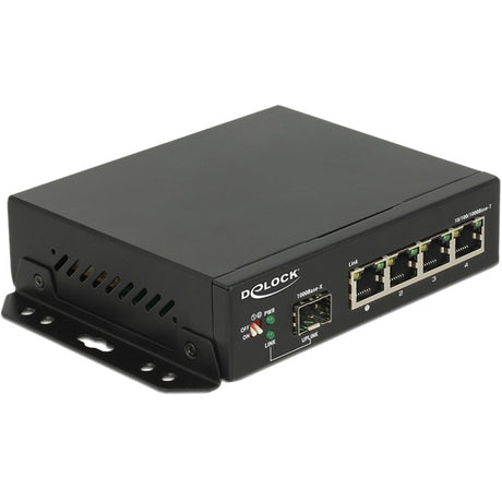 Delock przełącznik Gigabit Ethernet 4 porty + 1 SFP