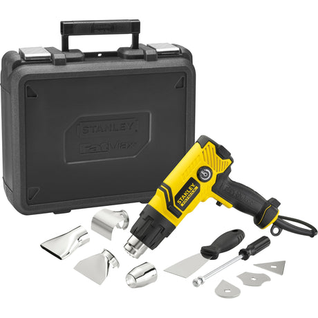 Pistolet na gorące powietrze Stanley Fatmax 2000 W z pudełkiem (żółty czarny)