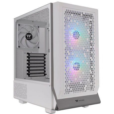 Obudowa Thermaltake Ceres 300 TG ARGB Snow Midi Tower (biała | 2x USB-A | 1x USB-C | RGB | Szkło hartowane)