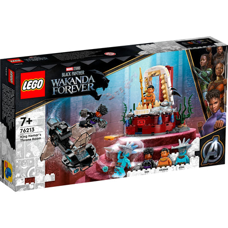 Lego Marvel - zabawka konstrukcyjna sali tronowej króla Namor (76213)