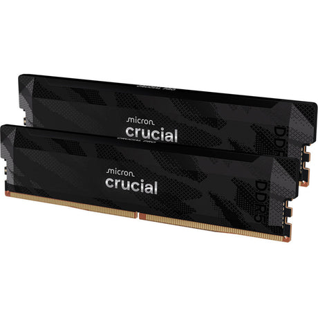 Crucial 32 GB DDR5-6400 (2x 16 GB) podwójny zestaw pamięci RAM (czarny, Pro, XMP 3.0, AMD Expo)