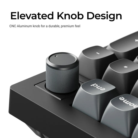 Bezprzewodowa, niestandardowa klawiatura mechaniczna Keychron v5 ultra 8k (czarna, układ amerykański (qwerty), jedwabny pom banan, 96%, rgb, hot swap, 2,4 GHz | bluetooth 5.3 | USB-C)
