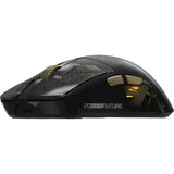 Asus rog harpe ii extreme edition 20 gaming mouse (zwart goud, 65.000 dpi, usb bluetooth 5.1 2.4ghz)