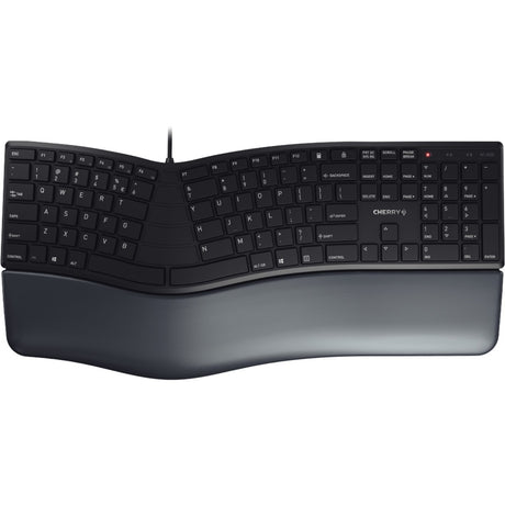 Klawiatura Cherry kc 4500 ergo (czarna, układ eu (qwerty), 100%)