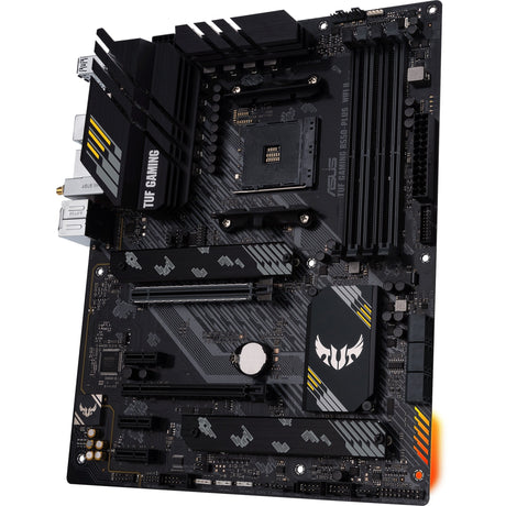 Płyta główna Asus Tuf Gaming B550-Plus WiFi II z gniazdem AM4 (czarna, RAID, GB-LAN, WiFi 6, BT, dźwięk, ATX)