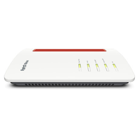 Fritz! międzynarodowy router światłowodowy box 5690 (biały czerwony, mesh Wi-Fi, 2,5 Gbit s)