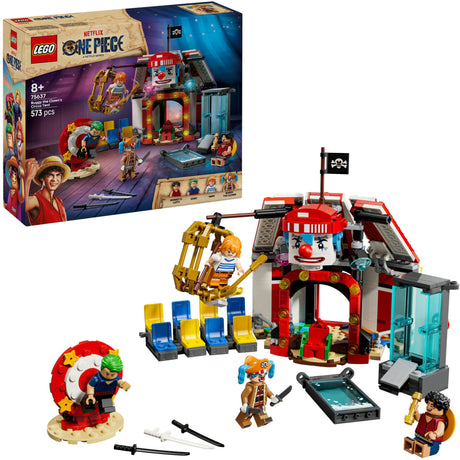 Jednoczęściowy zestaw konstrukcyjny Lego ® z namiotem cyrkowym i buggy klaunem - 75637