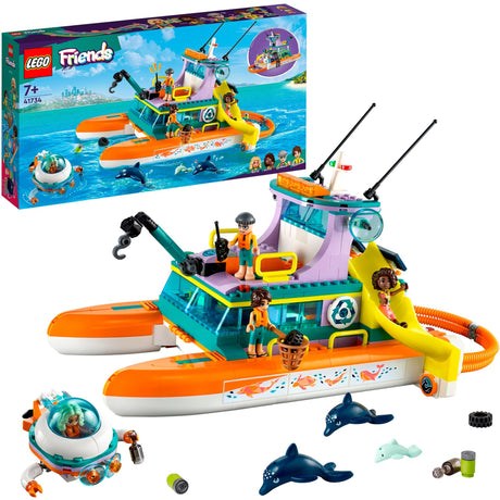 Lego friends - zabawka konstrukcyjna łodzi ratunkowej (41734)