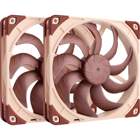 Wentylatory Noctua nf-a14x25 g2 pwm sx2-pp (brązowe, 2 sztuki, 140 x 140 x 25 mm)