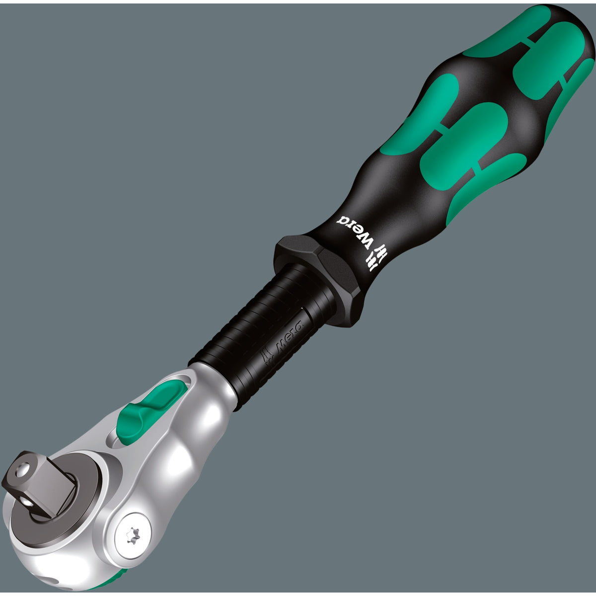 Zestaw narzędzi z grzechotką Zyklop Speed Wera 8100 sc 4 (czarno-zielony, 38-częściowy, grzechotka Speed z głowicą obrotową)