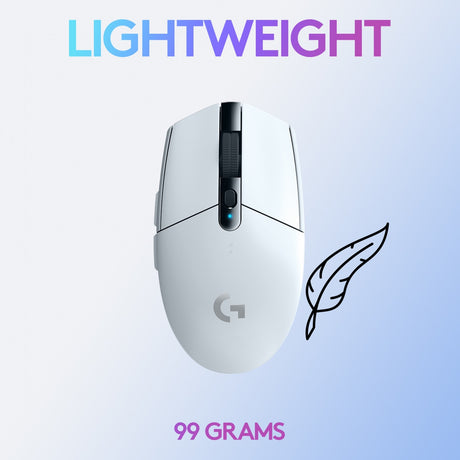 Bezprzewodowa mysz do gier Logitech G305 Lightspeed (biała, 200–12 000 dpi)