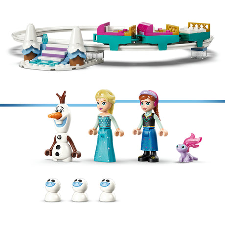 LEGO Disney Princess 43281 Lodowy zamek Elsy i przejażdżka po śniegu
