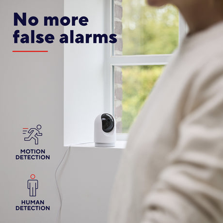 Zaufaj kamerze bezpieczeństwa ipcam-2700 360° (biała, WiFi 2,4 lub 5 GHz)