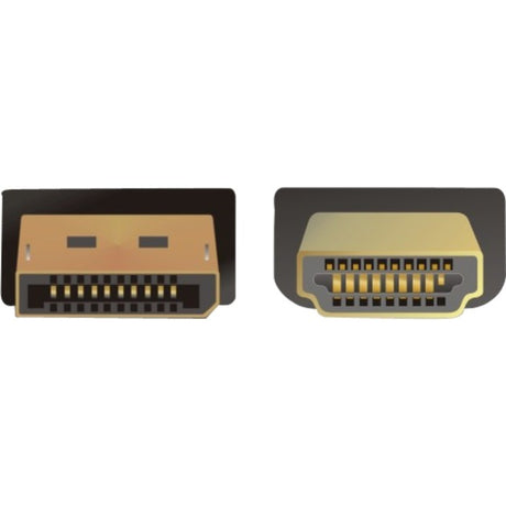 Delock adapter Displayport > szybki adapter HDMI (czarny, 3 metry, pasywny, 4k, pozłacany)