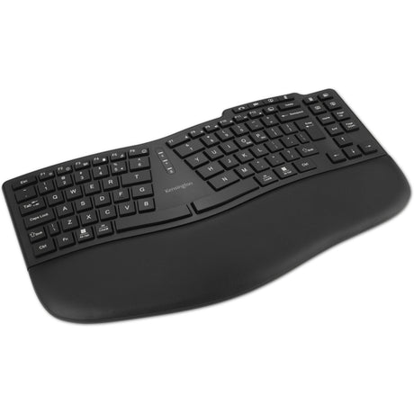 Klawiatura akumulatorowa Kensington pro fit ergo kb675 eq tkl (czarna, układ UE (qwerty), membrana, 80% (tkl), bluetooth, 2,4 GHz)