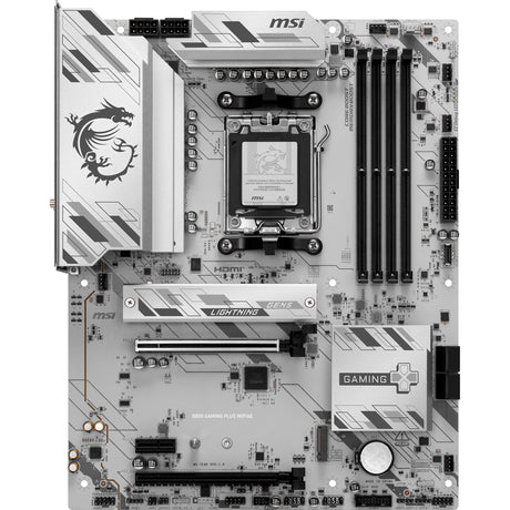 Płyta główna MSI B850 Gaming Plus WiFi 6E z gniazdem AM5 (RAID, 2,5 GB LAN, WiFi 6E, BT, dźwięk, ATX)