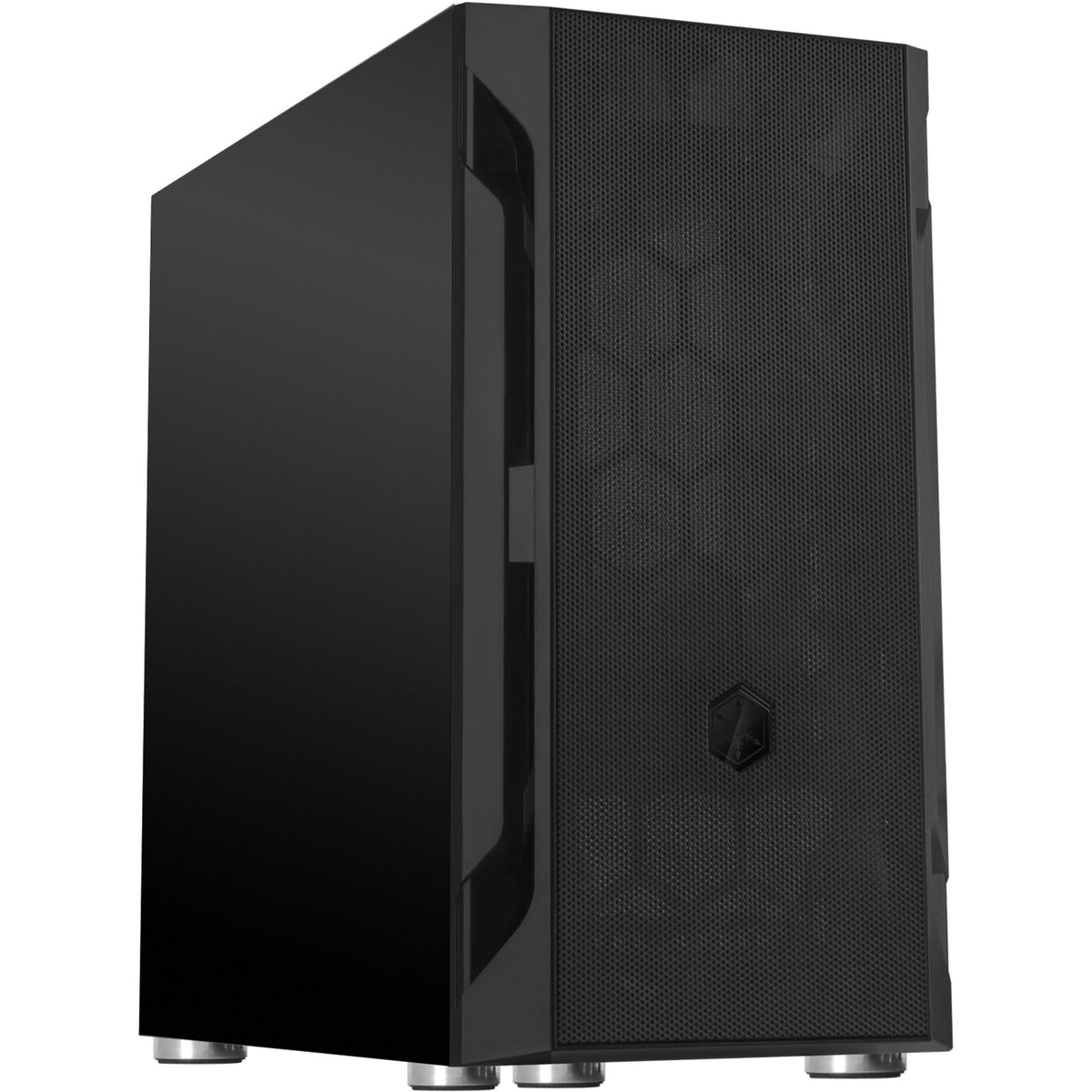 Obudowa mini tower Silverstone sst-fah1mb (czarna | 3x USB-A)