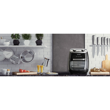 Piekarnik Ariete Airy Fryer 4619 00 Frytownica na gorące powietrze (czarna, 11 litrów)