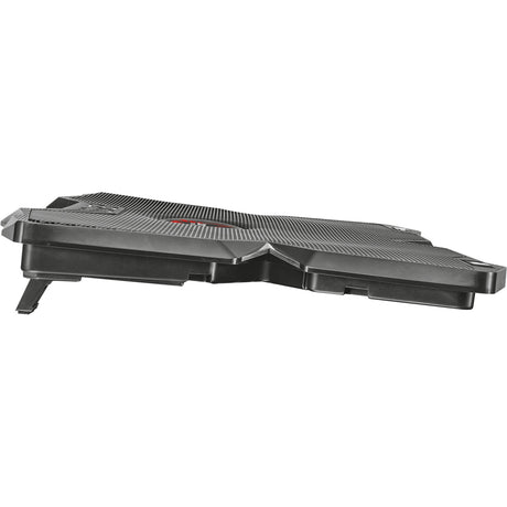 Trust GXT 278 Yozu Podstawka chłodząca do notebooka Lodówka do laptopa (czarna, 20817, czerwone diody LED)