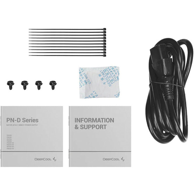 Zasilacz Deepcool pl650d 650 W (czarny, 1x 12v-2x6, 2x pcie)