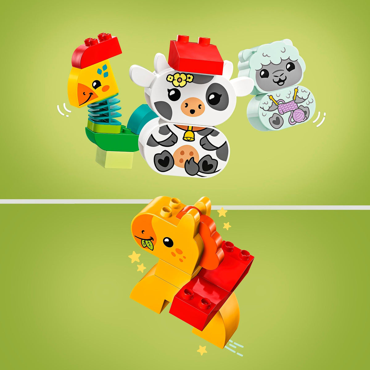 Lego duplo Mój pierwszy pociąg ze zwierzętami - 10412
