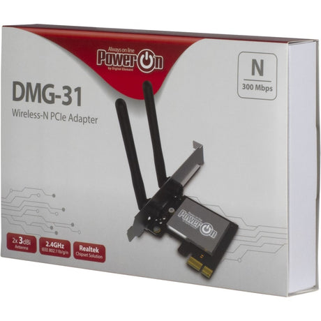 Inter-tech dmg-31 adapter bezprzewodowy-n pcie adapter WLAN