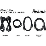 Monitor Iiyama prolite xu2792uhsu-b6 27 4k UHD (czarny, hdmi, display port, 3x usb-a, usb-b, usb-c)