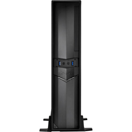 Obudowa biurkowa Silverstone sst-rvz02b-w z zestawem okiennym (czarna | 2x USB-A | okienko)