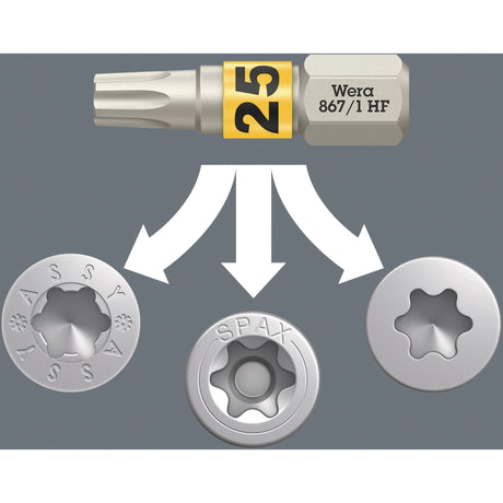 Zestaw bit-check 30 wood tx hf Wera (30 sztuk)
