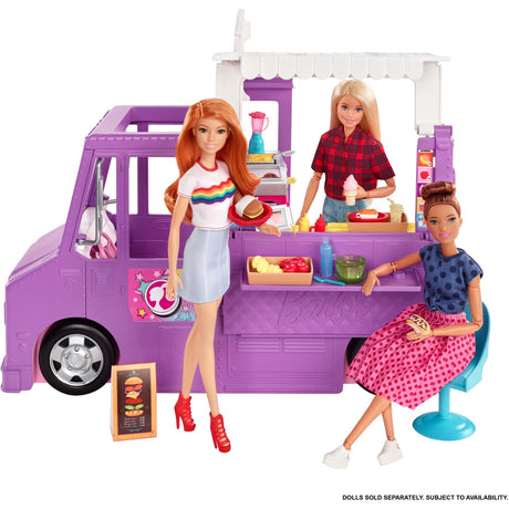 Akcesoria dla lalek Barbie Fresh'n'Fun Food Truck