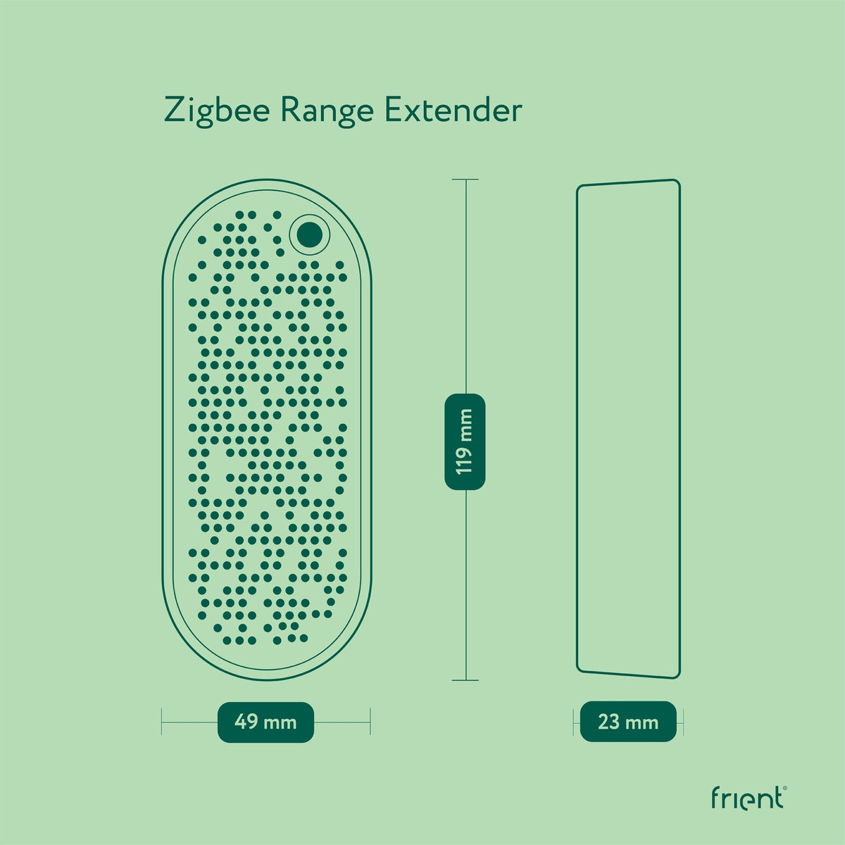Frient Zigbee Range Extender EU Mesh Access Point (biały, zigbee 3.0)