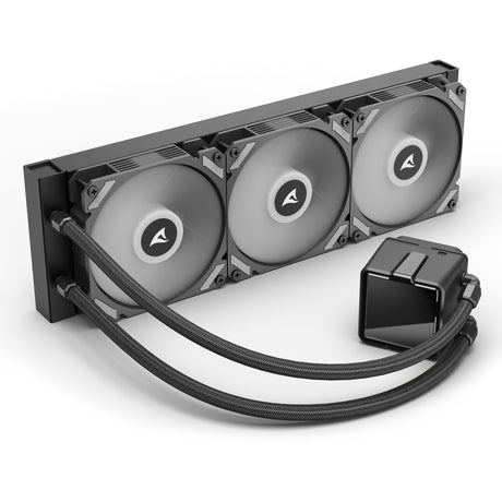 Chłodzenie wodne Sharkoon s60 argb (czarne, 4-pinowe pwm)