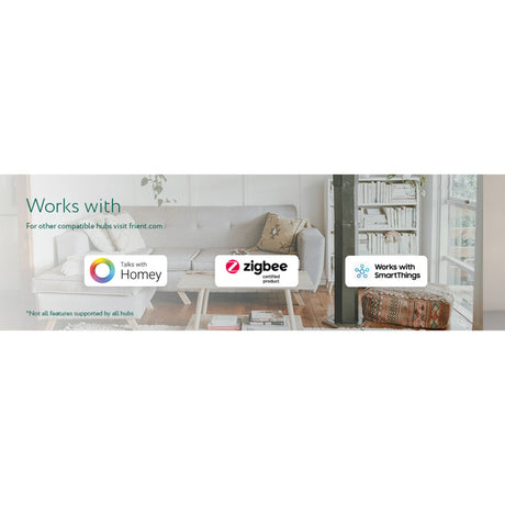 Przekaźnik przekaźnikowy Frient smart din (jasnoszary, zigbee)