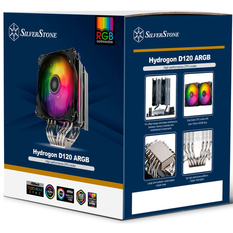 Chłodzenie procesora Silverstone sst-hyd120-argb-v2