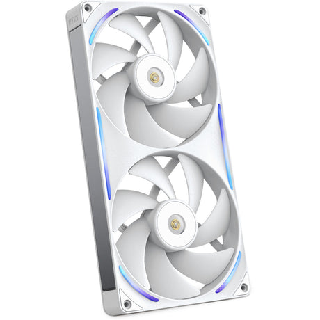 Wentylator wydajności Nzxt F280x RGB (biały, 2 sztuki, 280 x 140 x 30 mm, pwm)