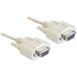 Delock modem szeregowy zerowy 9-pinowe żeńskie > 9-pinowe żeńskie, kabel 1,8 m (84077)