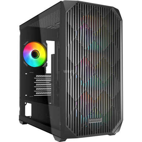 Obudowa mini tower Sharkoon mk3 rgb (czarna | 2x usb-a | 1x usb-c | rgb | szkło hartowane)