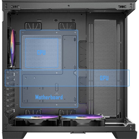 Obudowa midi tower Antec c8 argb (czarna | 2x USB-A | 1x USB-C | szkło hartowane)