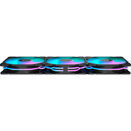 Wentylatory do obudowy Asus tuf gaming tr120 argb (czarne, 3 sztuki, 120 x 120 x 25 mm)