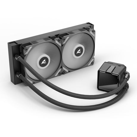 Chłodzenie wodne Sharkoon s50 argb (czarne, 4-pinowe pwm)