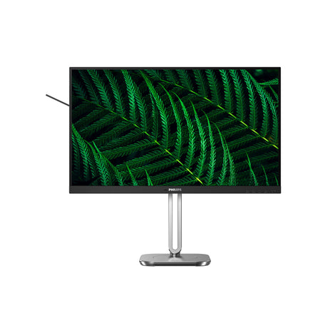 Philips 27b2g5200 27 monitor (zilver zwart, 1x displayport, 1x hdmi, 1x vga, 4x usb-a)