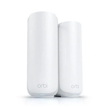 System siatkowy Netgear Orbi 370 WiFi, dwuzakresowy system WiFi 7 mesh, 2-częściowy router mesh (biały, 1x router Orbi WiFi 7 (RBE371), 1x satelita Orbi WiFi 7 (RBE370))