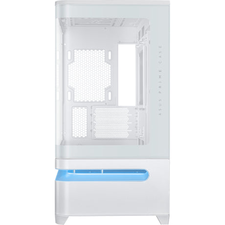 Obudowa Midi Tower Asus Prime Ap202 (biała | 2x USB-A | 1x USB-C | RGB | Szkło hartowane)