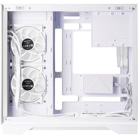 Obudowa Chieftec Visio Midi Tower (biała | 2x USB-A | 1x USB-C | RGB | szkło hartowane)