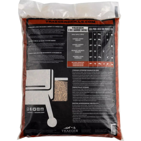 Pelety paliwowe Traeger z twardego drewna (9 kg)