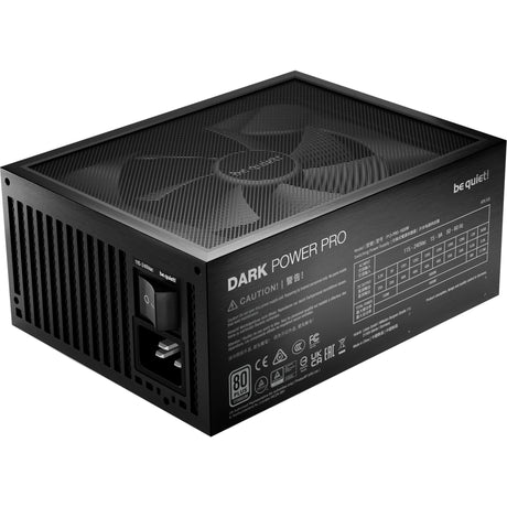 Bądź cicho! Zasilacz modułowy dark power pro 13 o mocy 1600 W (czarny, 2x 12v-2x6, 6x pcie)
