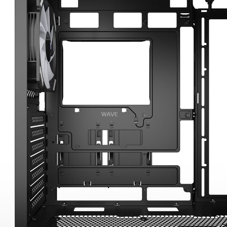 Sharkoon ak4w rgb strip obudowa midi tower (czarna | 2x usb-a | 1x usb-c | rgb | szkło hartowane)