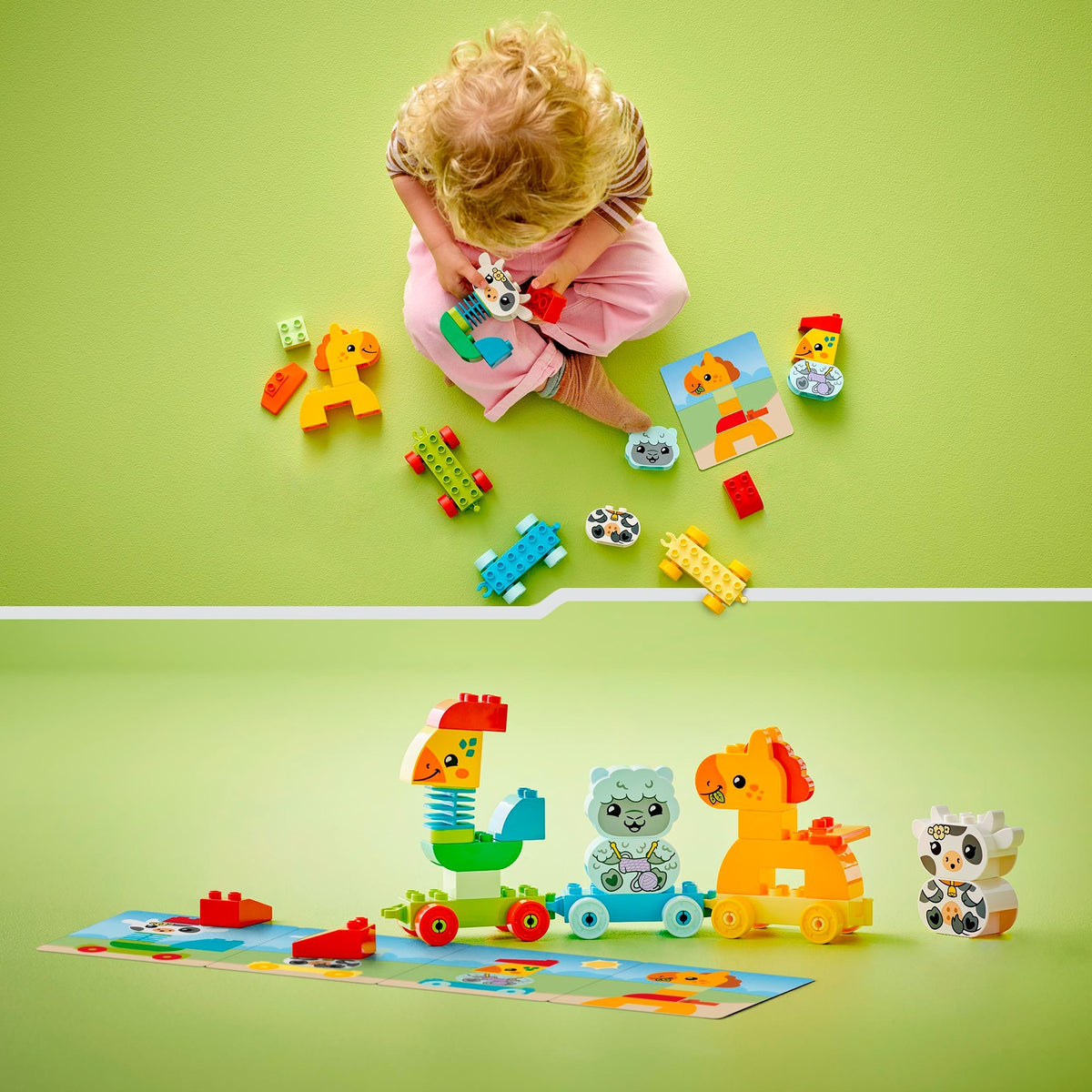 Lego duplo Mój pierwszy pociąg ze zwierzętami - 10412
