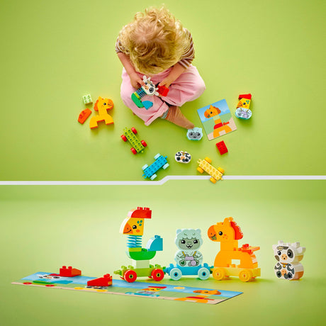 Lego duplo Mój pierwszy pociąg ze zwierzętami - 10412